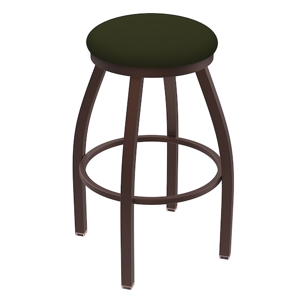 36" Swivel X-Tall Bar Stool, Bronze Finish, Canter Pine Seat